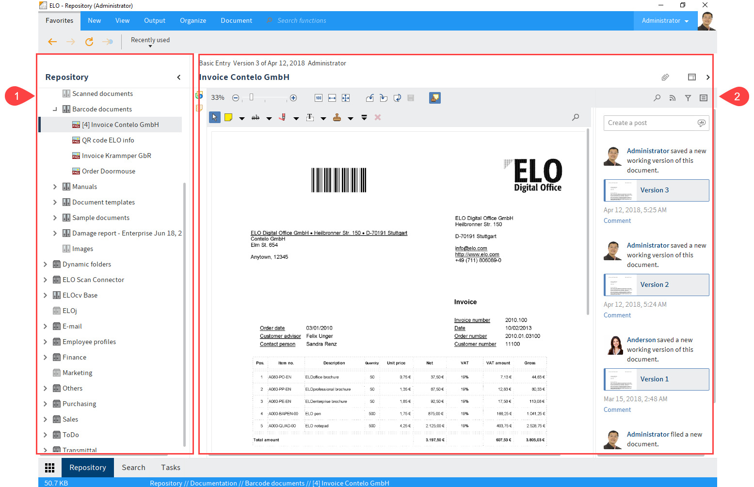 Program interface | ELO Java Client