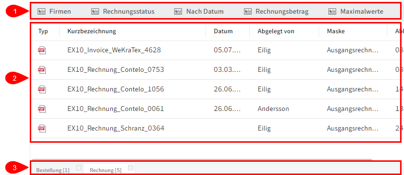 Aktuelle und letzte Suchen