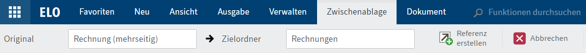 Tab 'Zwischenablage'