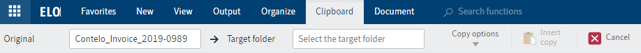 'Clipboard' tab