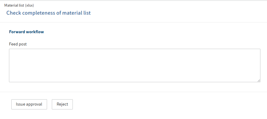 'Forward workflow' form