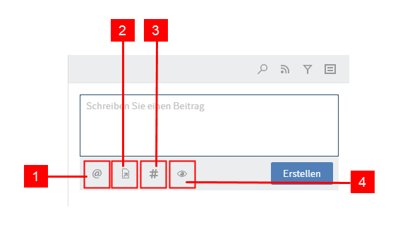 Übersicht 'Feed'