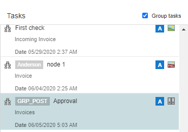 Task list