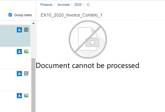 'Viewer pane' error message