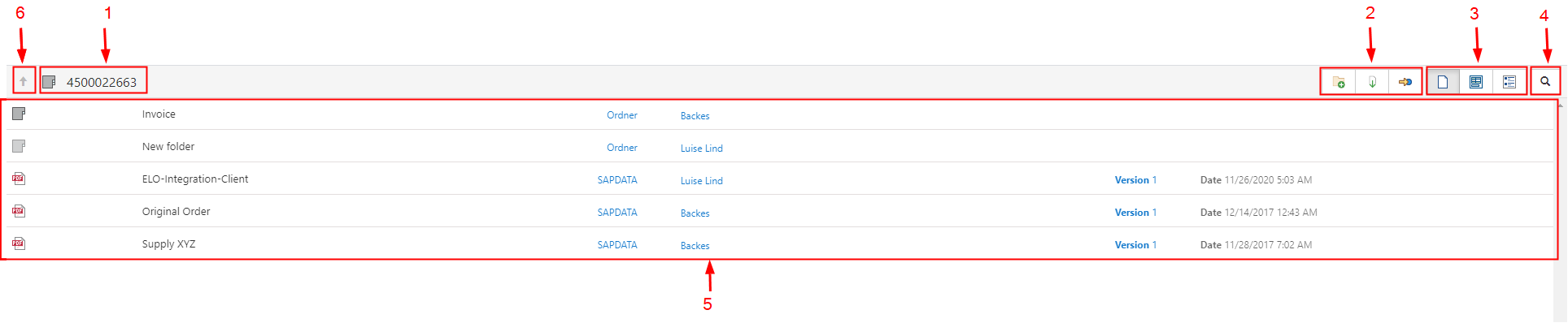 ELO Integration Client; program interface