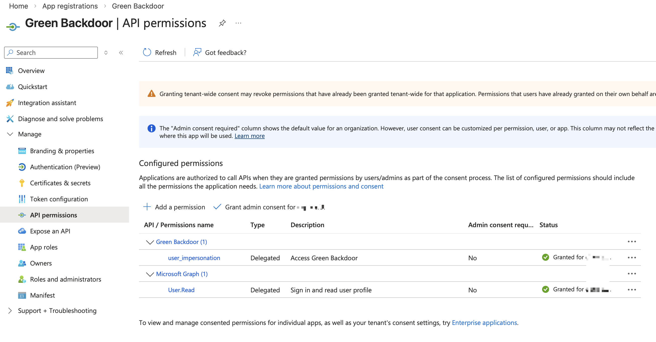 Permissions