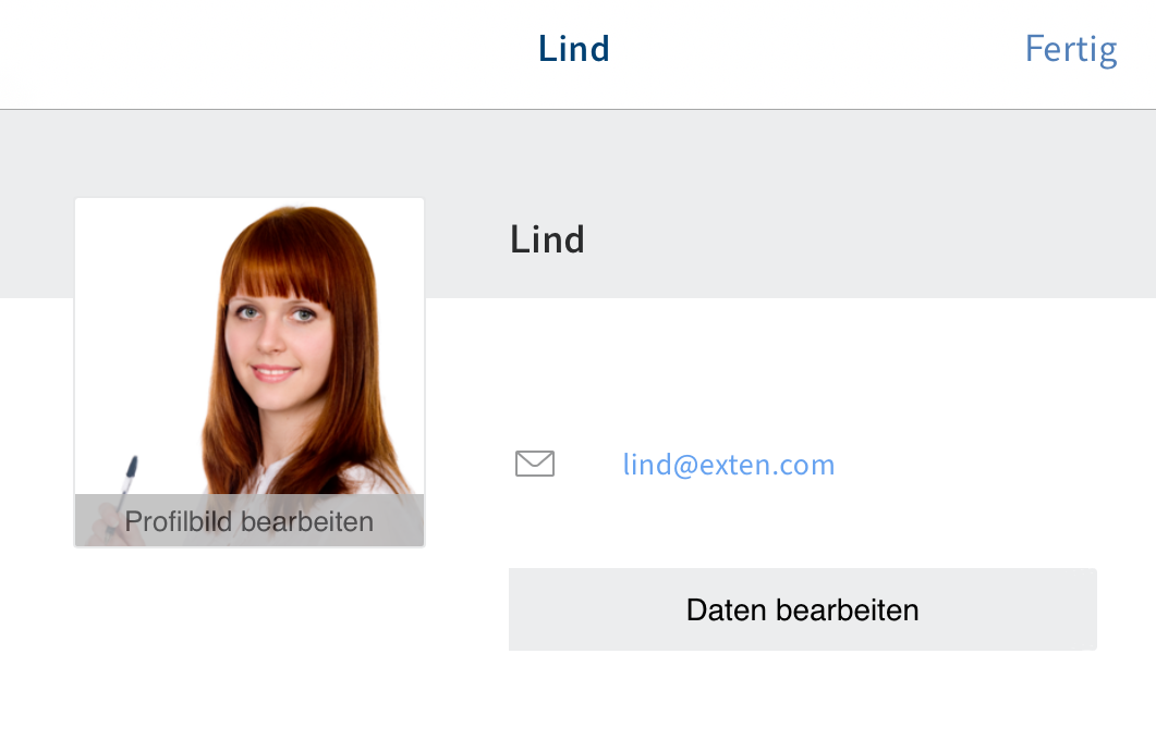 Profil bearbeiten