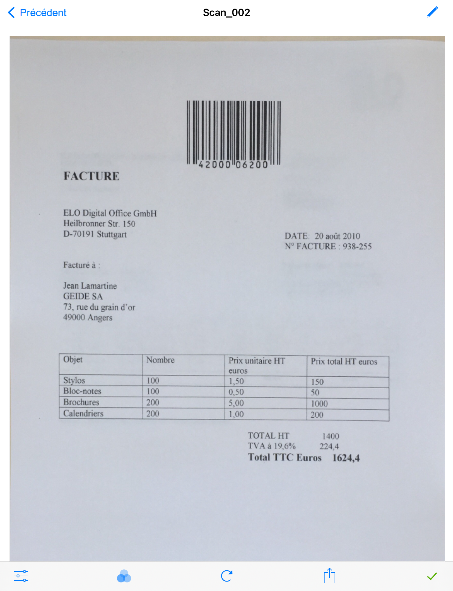 Section 'Mode aperçu'