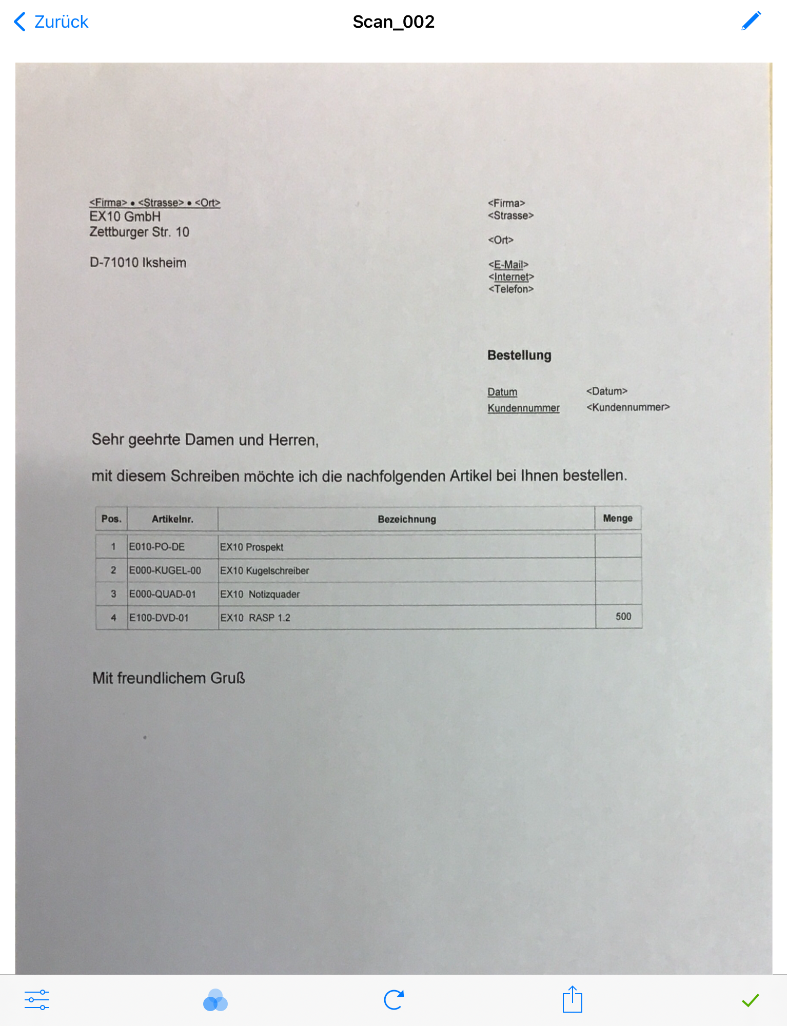 Bereich 'Vorschaumodus'