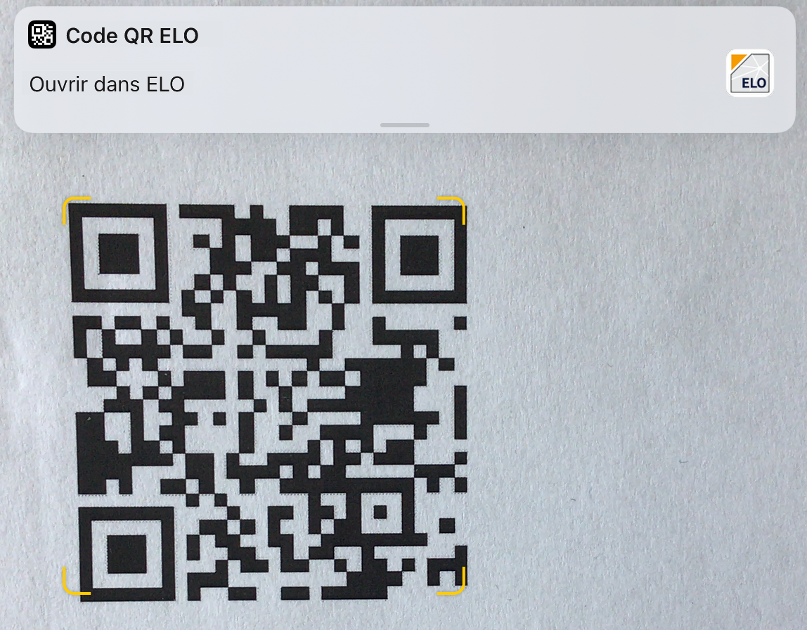 Scanner un QR-code avec la caméra de votre appareil