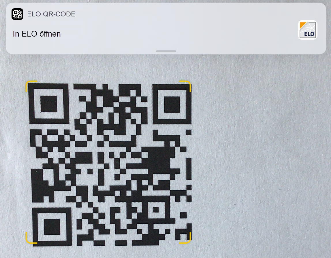QR-Code scannen mit der Kamera-App